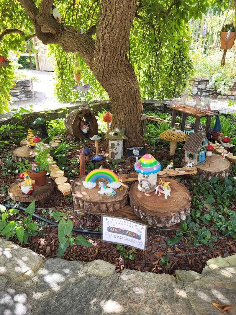 The Garden Adds Flowers Around The Whimsy