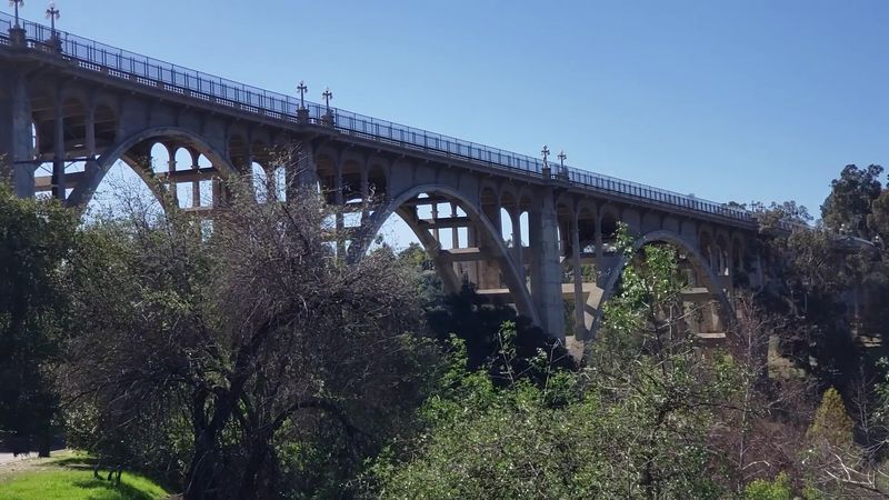 The Arroyo Seco Adds A Shadowy Drop Below
