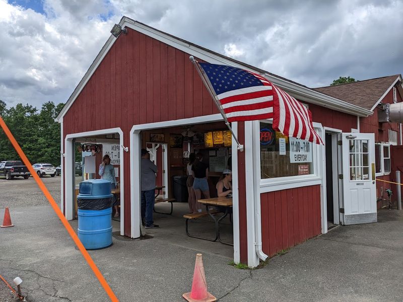 This Homey Massachusetts Hot Dog Joint Has Burgers So Good They Might Steal The Show - Decor Hint A Roadside Stop That Earns Repeat Visits