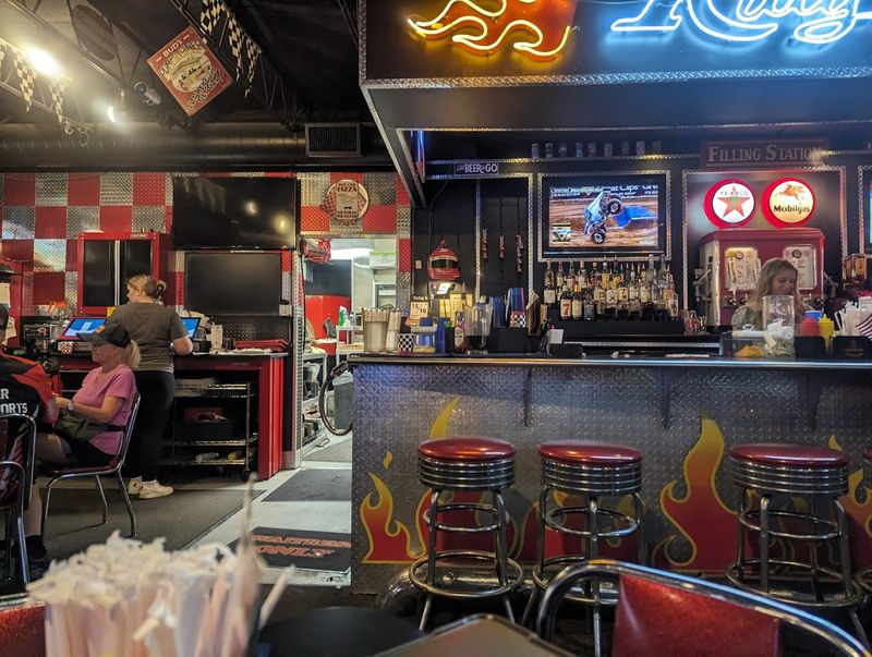 The Wonderfully Quirky Restaurant In Nebraska You'll Want To Visit Over And Over Again - Decor Hint The Auto Racing Decor That Makes Every Visit Feel Like A New Discovery