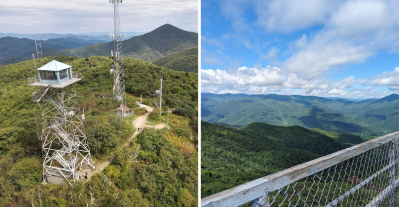 The Best July Views In North Carolina Might Be Waiting At The Top Of This Mountain Lookout Tower