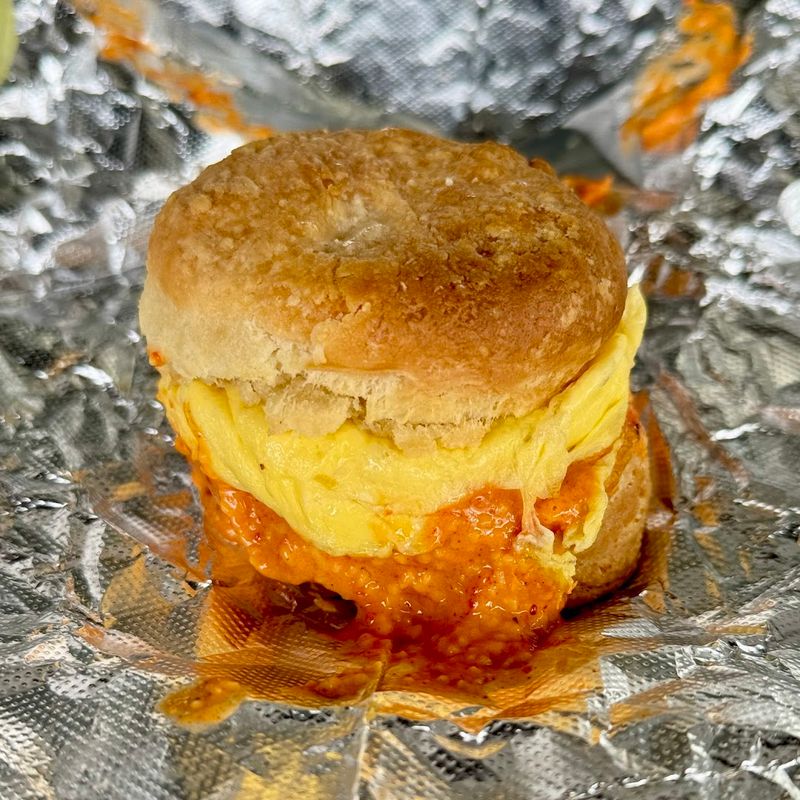 This Tiny California Breakfast Stand Serves Southern Biscuits People Plan Their Mornings Around - Decor Hint The Biscuit Sandwich Is The Obvious Move