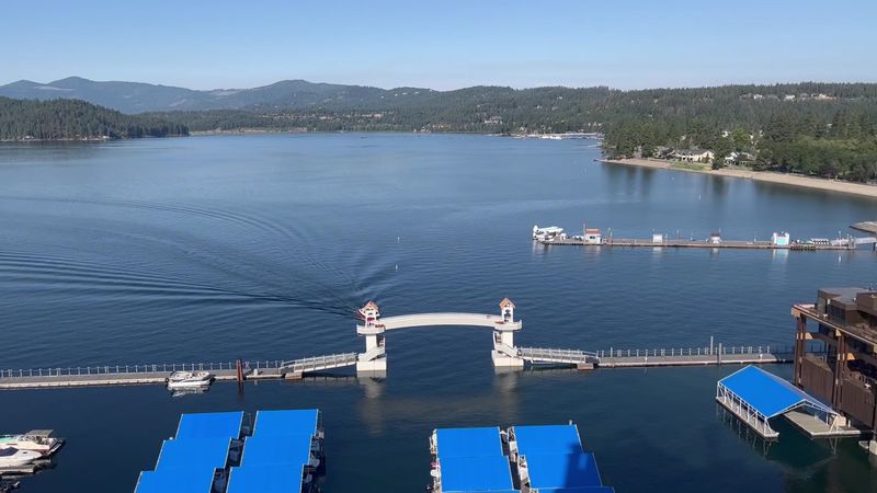 This Three-Quarter-Mile Floating Boardwalk In Idaho Leads To Sparkling Lake Views - Decor Hint The Arched Bridge Makes The Walk More Fun