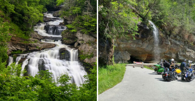 The Breathtaking 98-Mile Drive In North Carolina That Feels Like A Waterfall Treasure Hunt