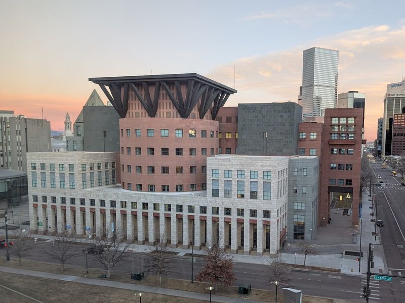 The Rooftop Terrace And Views Over Civic Center Park