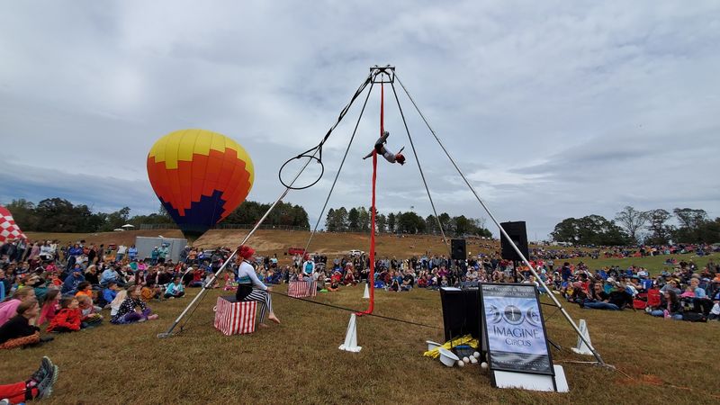 Kids Get Plenty To Do Between Balloon Launches