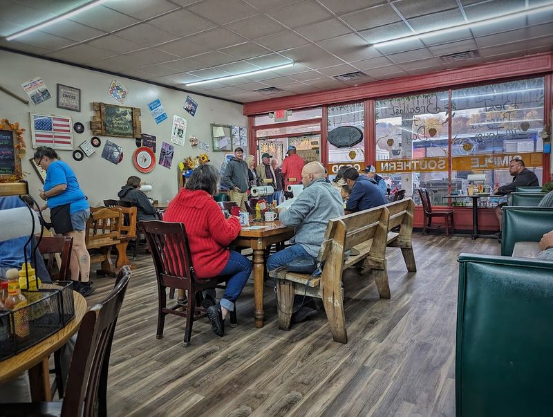 People Drive From All Over Georgia For Big Country Breakfasts At This Simple Mountain Restaurant - Decor Hint Plenty Of Parking And Easy Accessibility For All Guests