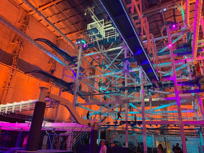 Zip Lines That Soar 56 Feet Above A Stunning Water Show