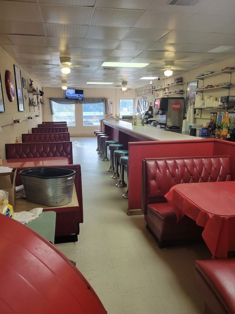 A Vintage Soda Shop Section Straight From Another Era