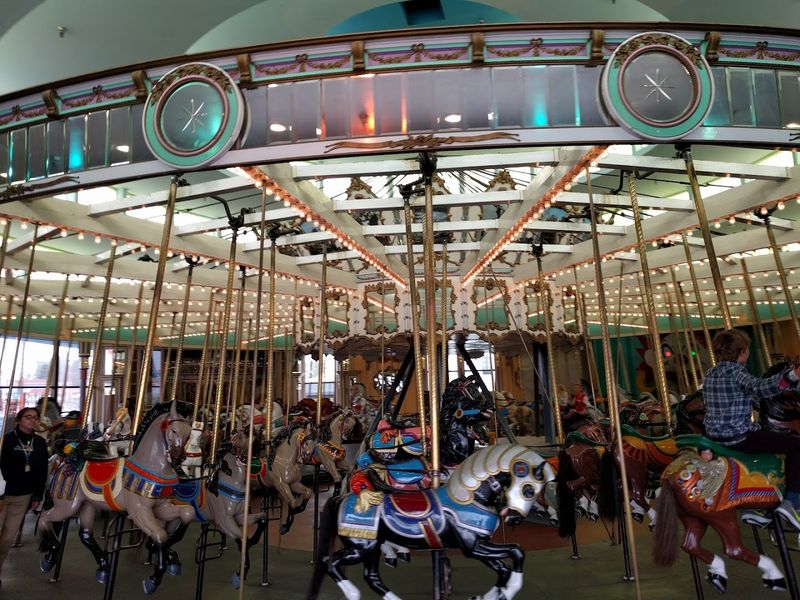 The Looff Carousel Adds Real Old-School Character