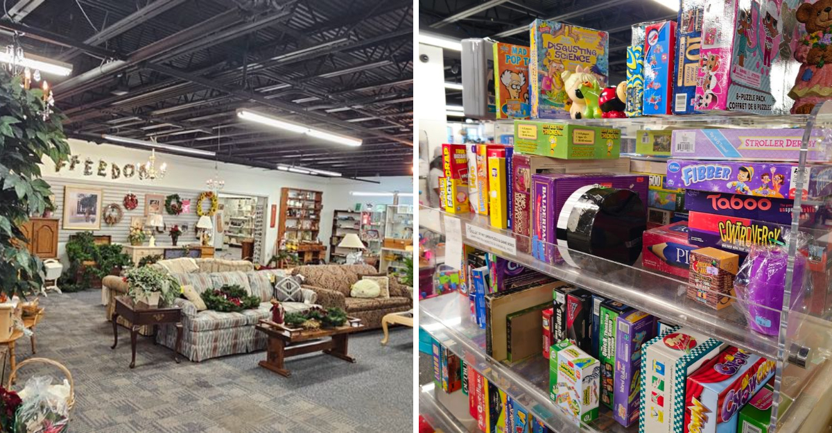 The Gigantic Pennsylvania Thrift Store Where Bargain Hunters Can Easily Lose Track Of Time - Decor Hint