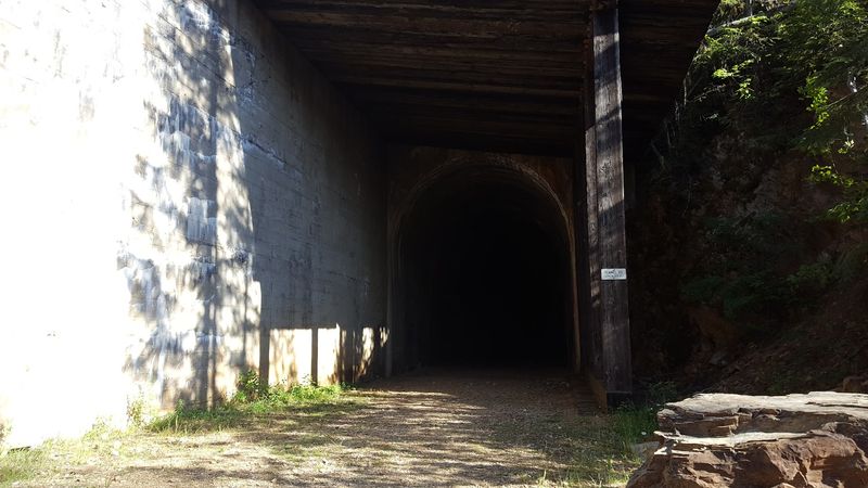 Pedal Into The Tunnel Before The Views Open Up