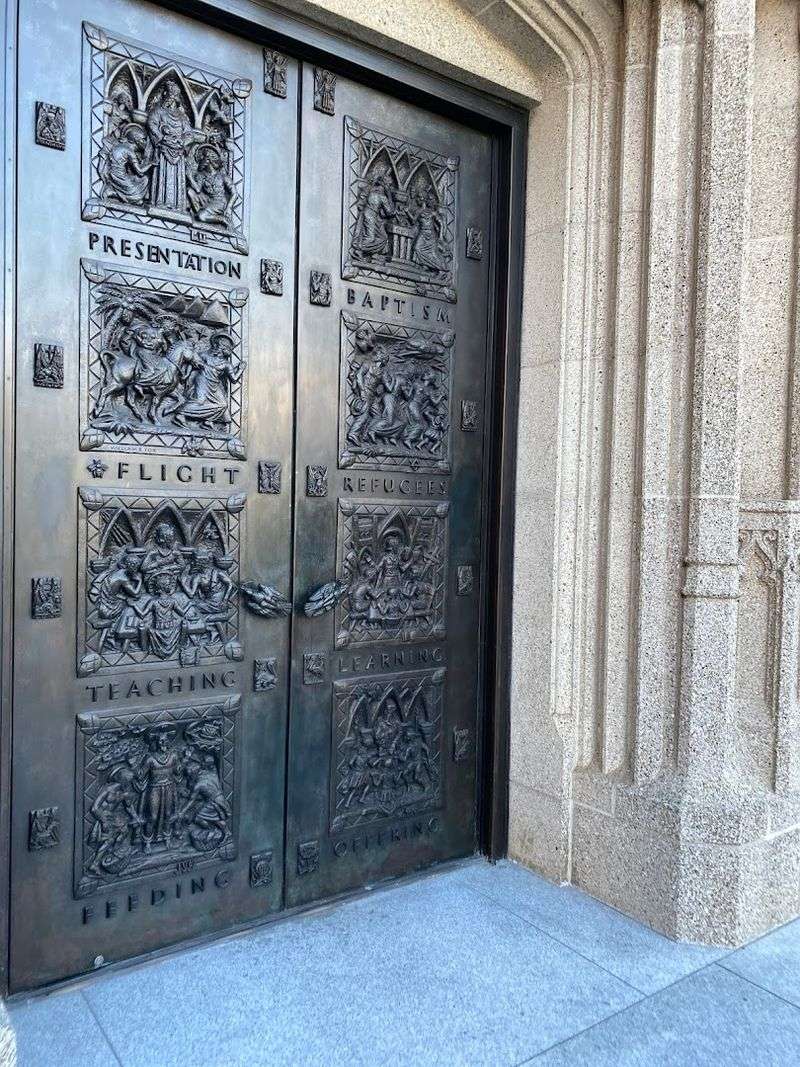 California Has A Hilltop Cathedral That Looks Straight Out Of Old Europe - Decor Hint The Ghiberti Doors Add A Direct Florence Connection