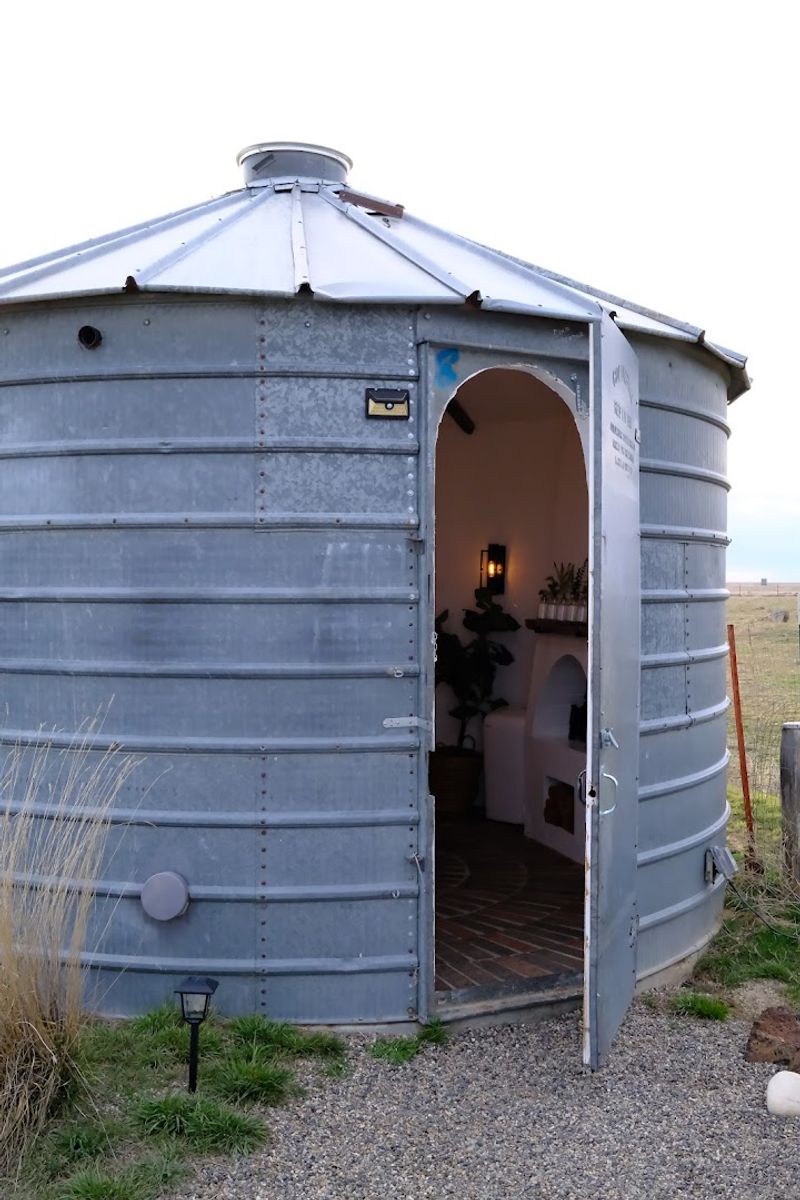 A Silo Bathroom Adds More Weirdness