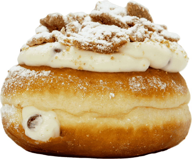 A Blueberry Donut Inspired By Traditional Crumb Cake