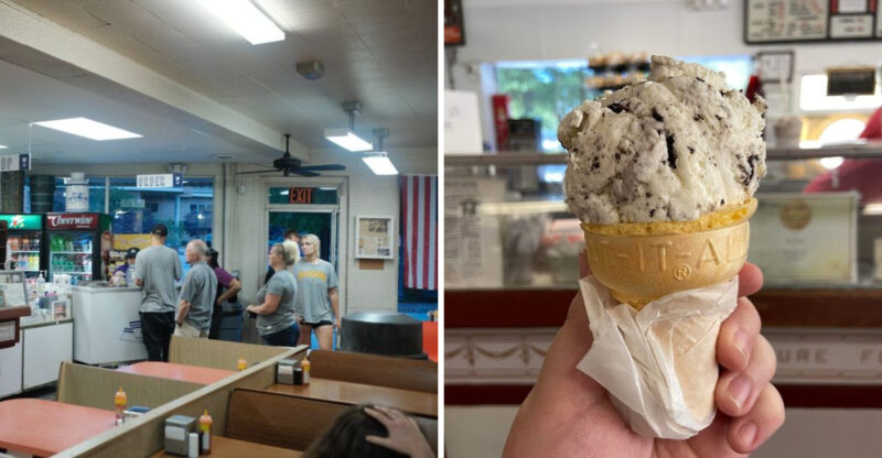 The Line Outside This North Carolina Ice Cream Counter Shows Why A 1906 Classic Still Works