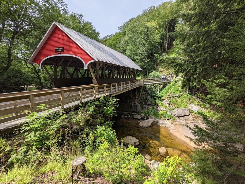 Flume Covered Bridge Has Stood Since 1886