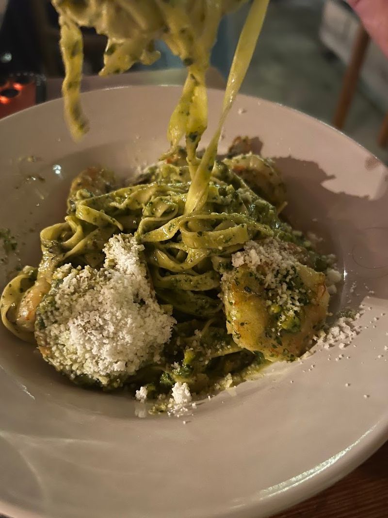 Linguine With Basil Pesto And Shrimp Worth Every Bite