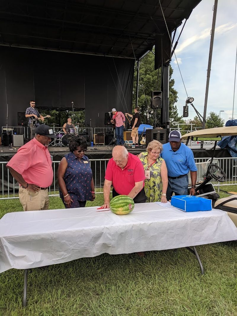 Watermelon Eating Turns Into A Serious Sport