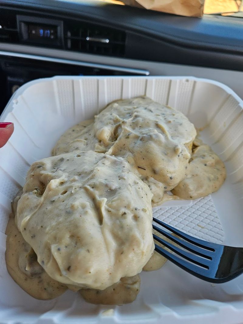 Biscuits And Gravy Made From A Passed-Down Recipe
