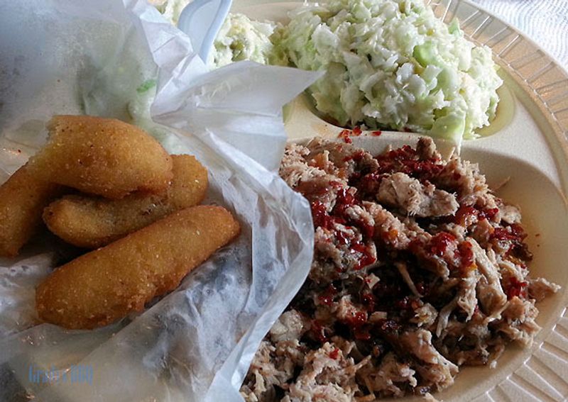 This Eastern North Carolina BBQ Spot Serves A Pork Plate With Coleslaw That Locals Still Swear By - Decor Hint Coleslaw Knows Its Job Here