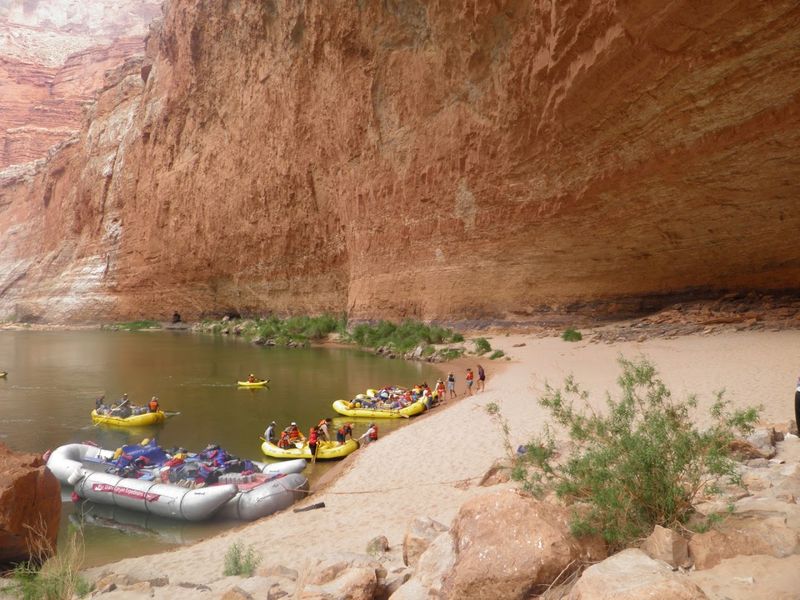 Activities On The Cave's Natural Floor