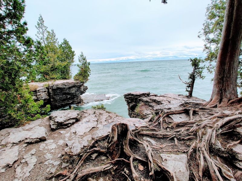 Wave Watching From The Cliff Edge