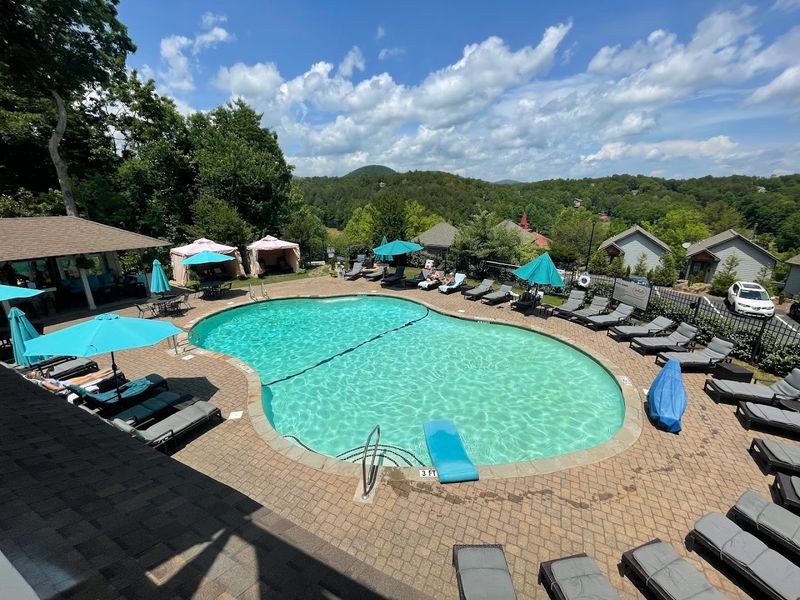 Soaking Pools And Outdoor Pool With Sundeck