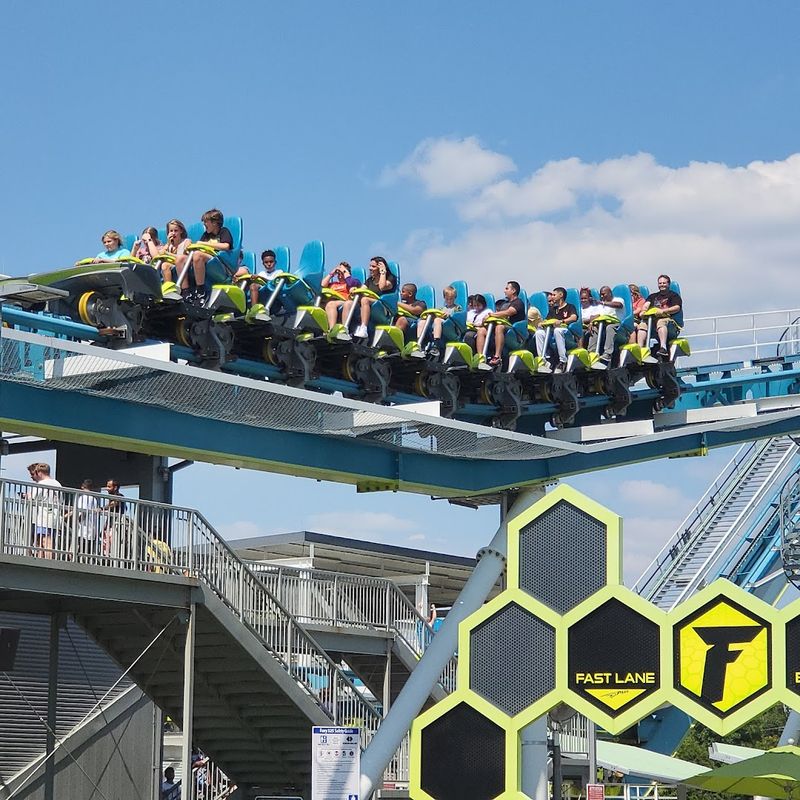 Open-Air Trains Make The Height Feel Even Wilder
