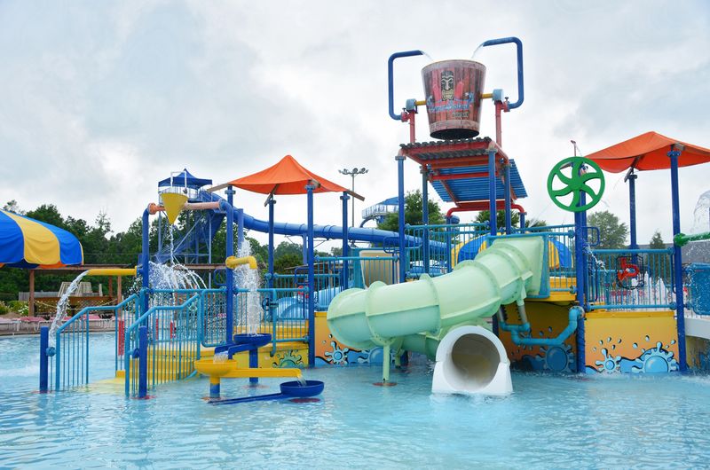 Kiddie Play Area Built For The Littlest Splash Fans