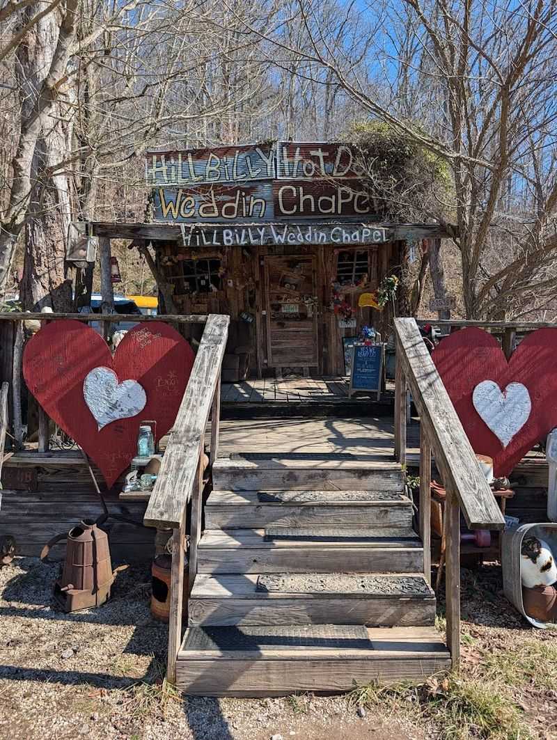 The Hillbilly Wedding Chapel Is A Real And Licensed Venue