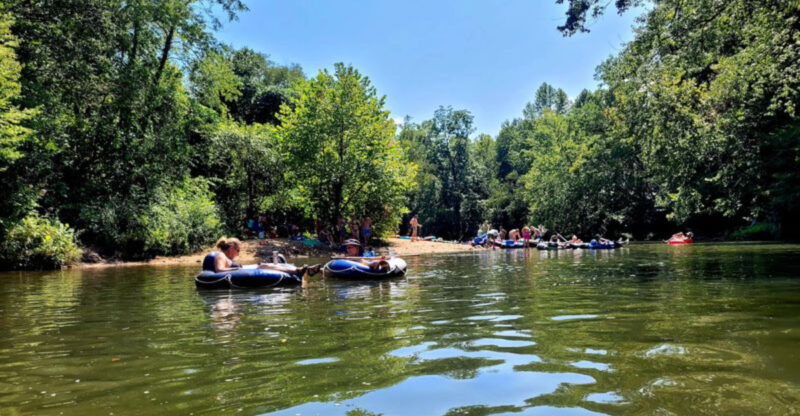 These 9 North Carolina Lazy Rivers And Tubing Spots Make Summer Feel Miles Away