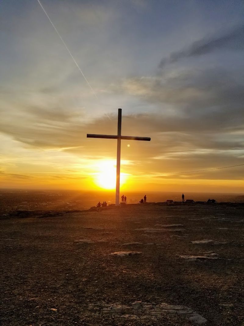 A 60-Foot Cross Watching Over Boise From The Foothills