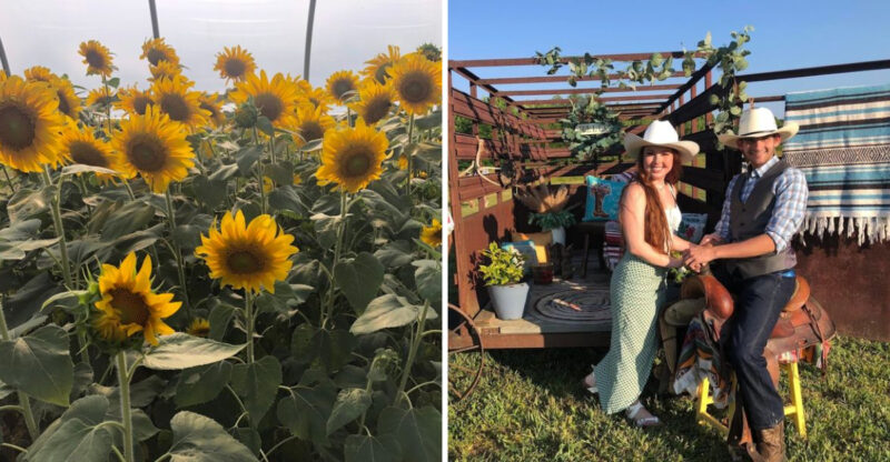This Charming Kentucky Flower Farm Pairs Golden Sunflowers With Vibrant Summer Photo Spots