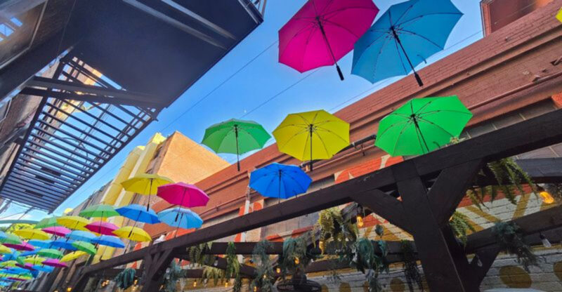 This Colorful Umbrella Alley In California Looks Like Something From A Story