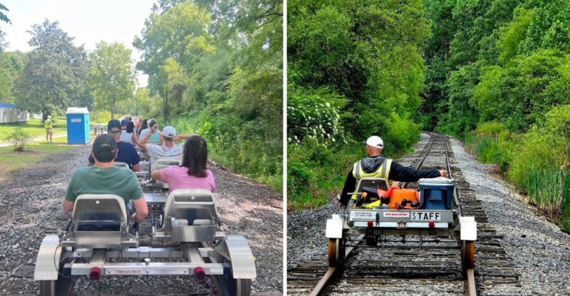 This Georgia Rail-Bike Ride Lets You Cycle An Old Railway Line Through The Mountains