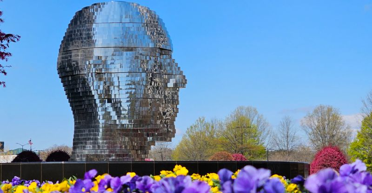 This Giant Moving Head In North Carolina Makes Drivers Do A Double Take 2 - Decor Hint