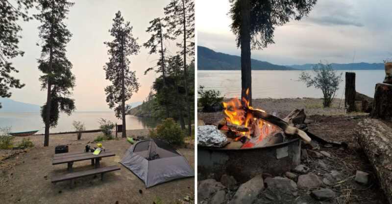 This Hidden Idaho Swimming Cove Hugs The Clear Shores Of A Remote Northern Lake