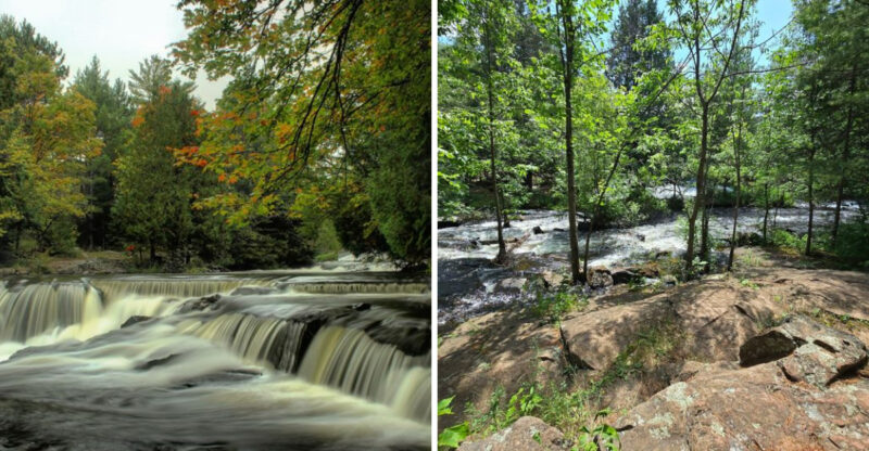 This Hidden Waterfall Might Be The Most Stunning Spot In Michigan