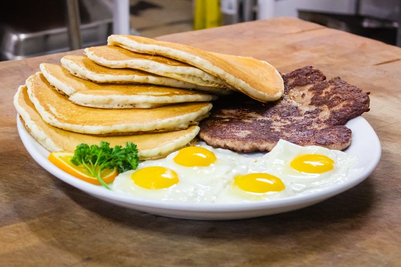 Six Pancakes Walk In Like They Own The Place