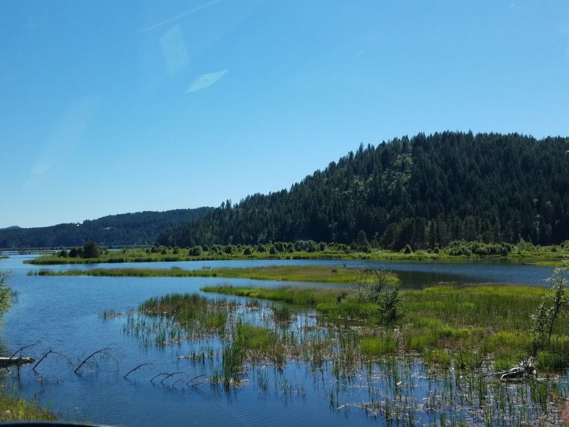 Blue Water Gives The Town Its Postcard Moment