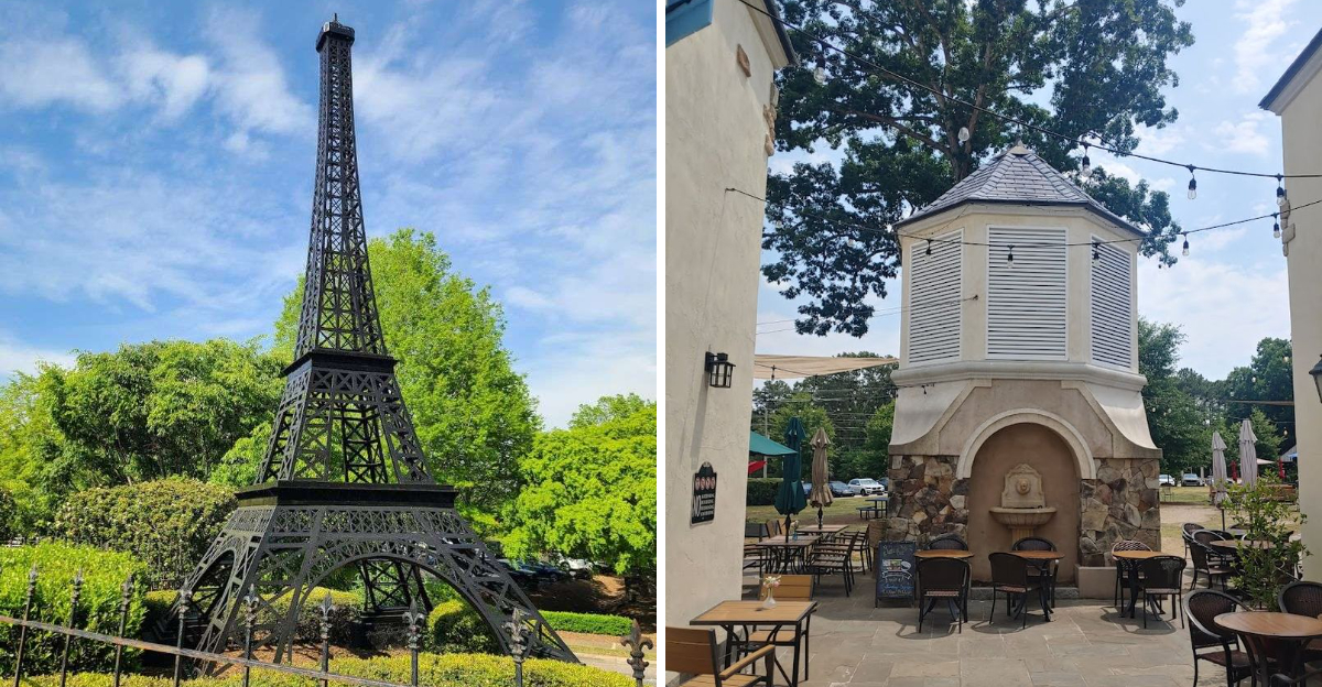 This Little Eiffel Tower In North Carolina Makes Paris Feel A Bit Closer - Decor Hint