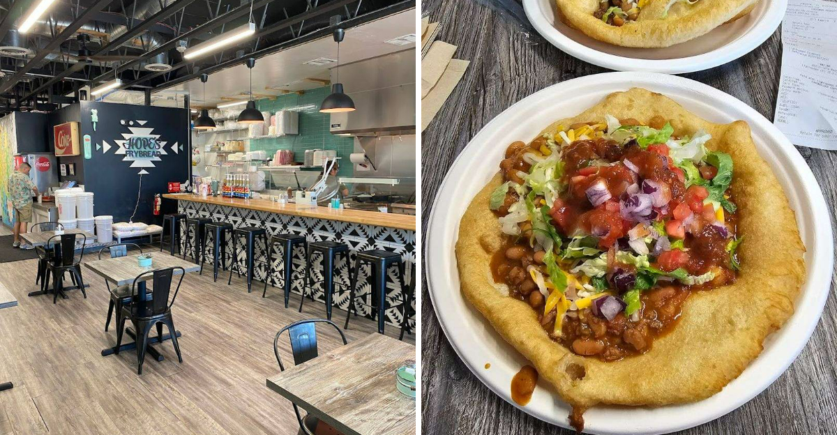 This No Frills Restaurant In Arizona Is Known For A Mouth Watering Navajo Taco - Decor Hint