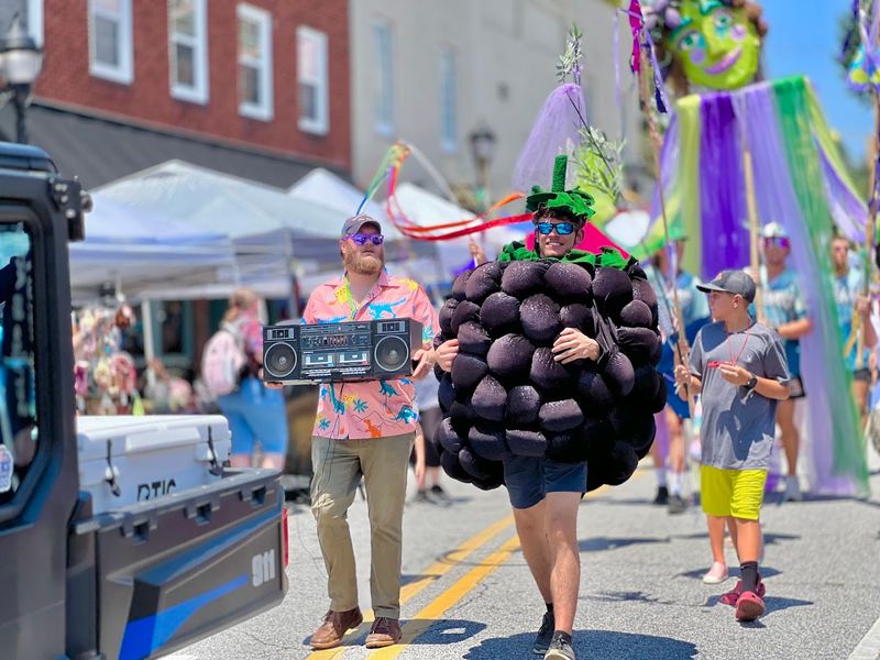 Downtown Lenoir Goes Full Blackberry For One Summer Weekend