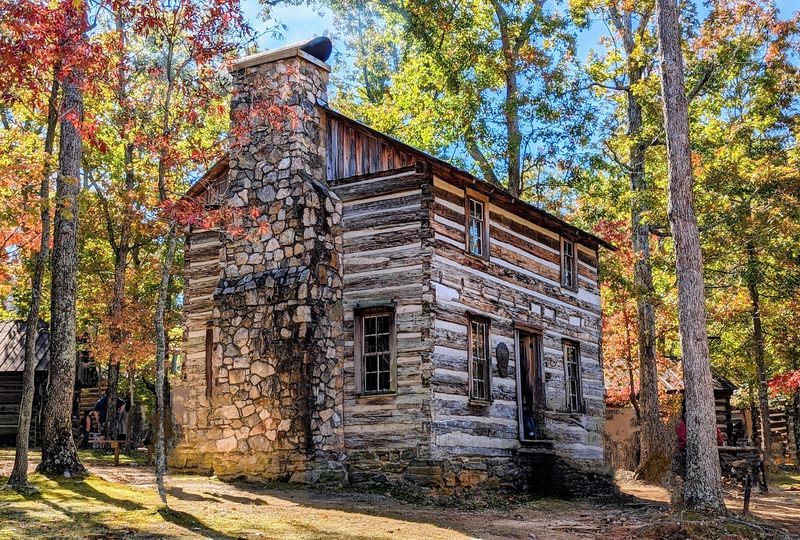 Walk Into A Village Built From Real Historic Cabins
