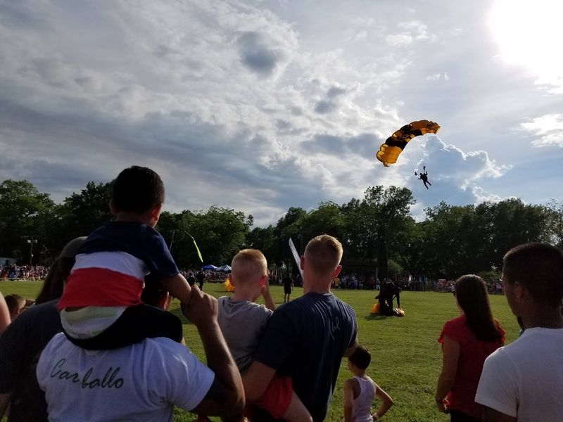 This Parade Field Turns Into A Full Summer Spectacle