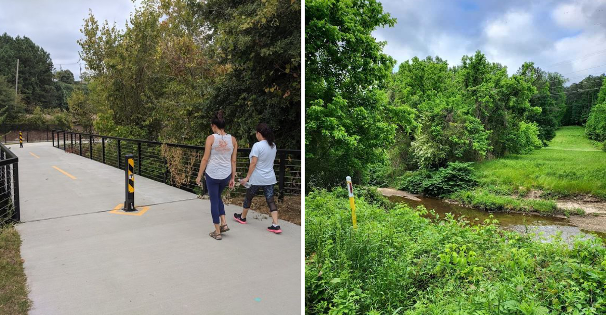 This Peaceful Atlanta Georgia Greenway Feels Miles Away From The Traffic Right Beside It - Decor Hint