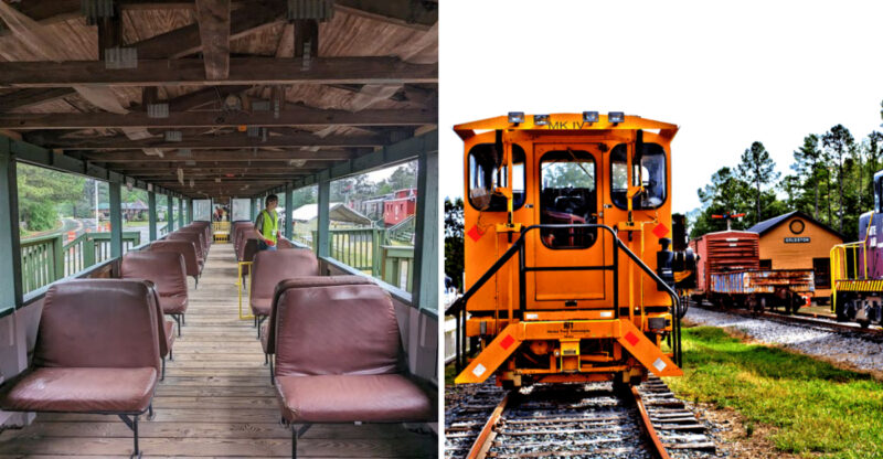 This Slow Train Ride In North Carolina Rolls Through Piney Woods And Over A Quiet Trestle