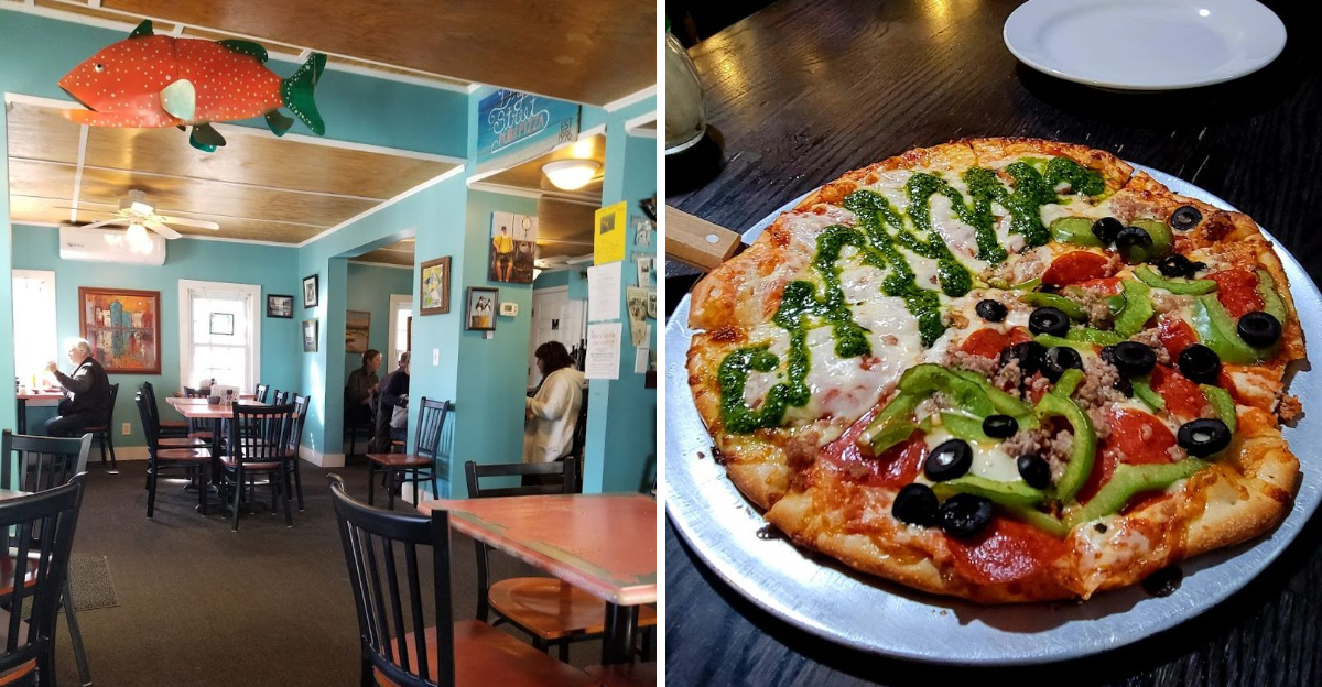 This Southeastern North Carolina Pizza Spot Serves Brick Oven Pizzas Under The Southport Water Tower - Decor Hint