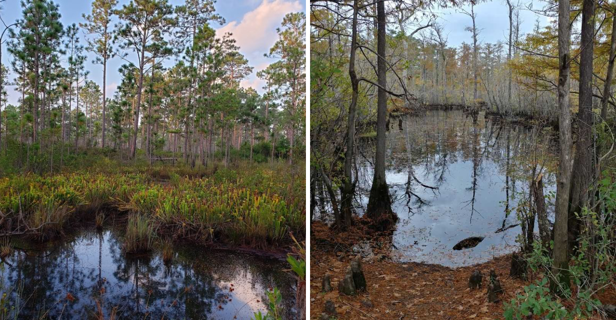 This Swampy North Carolina Wilderness Looks Like A Secret World Near The Coast - Decor Hint